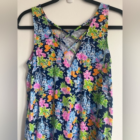 2024 Disney Parks Lilly Pulitzer Kristen Dress LILLY LOVES DISNEY - XS - Picture 5 of 9